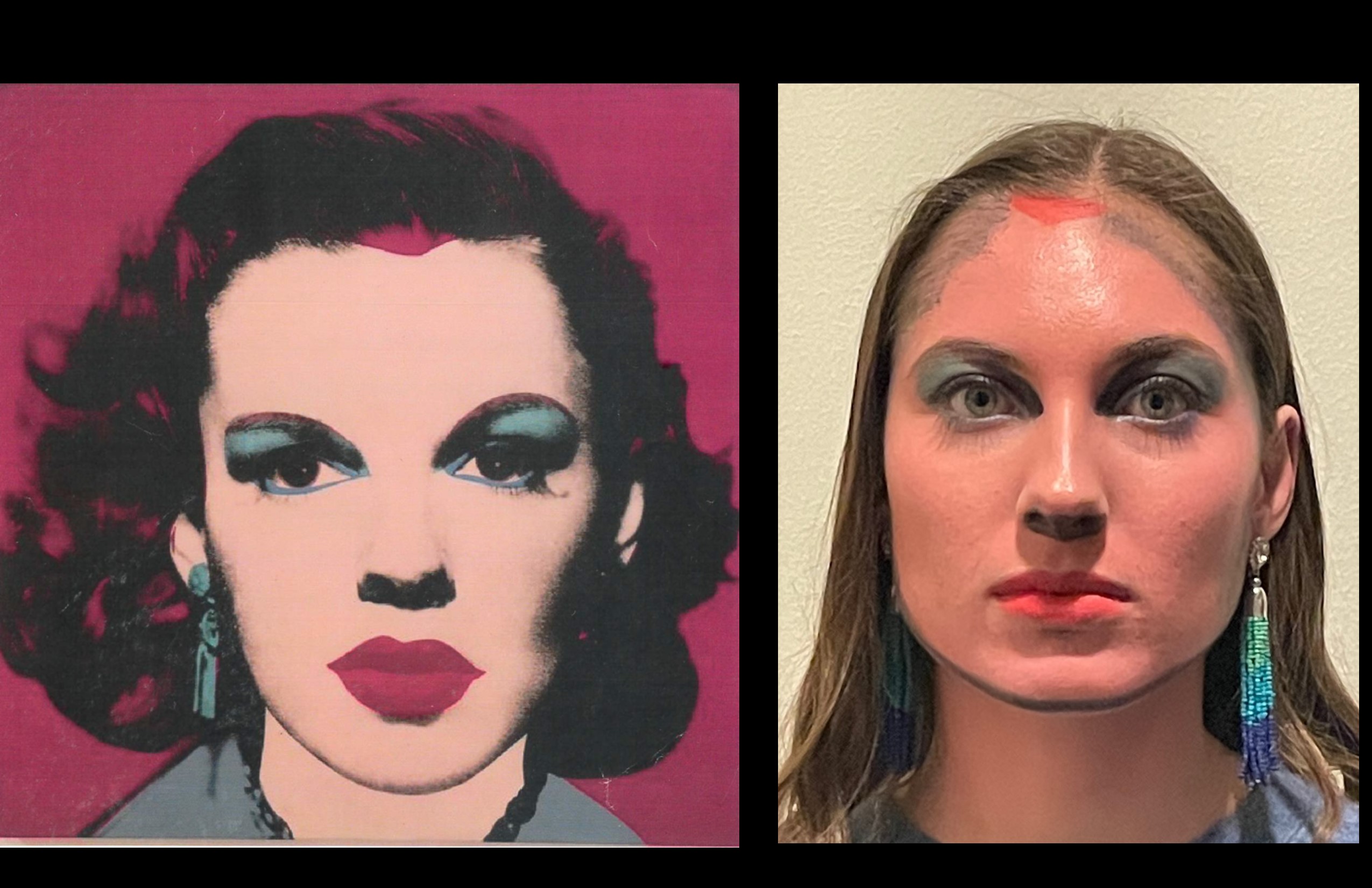 Makeup Students' Living Portraits Project Fall 2022
