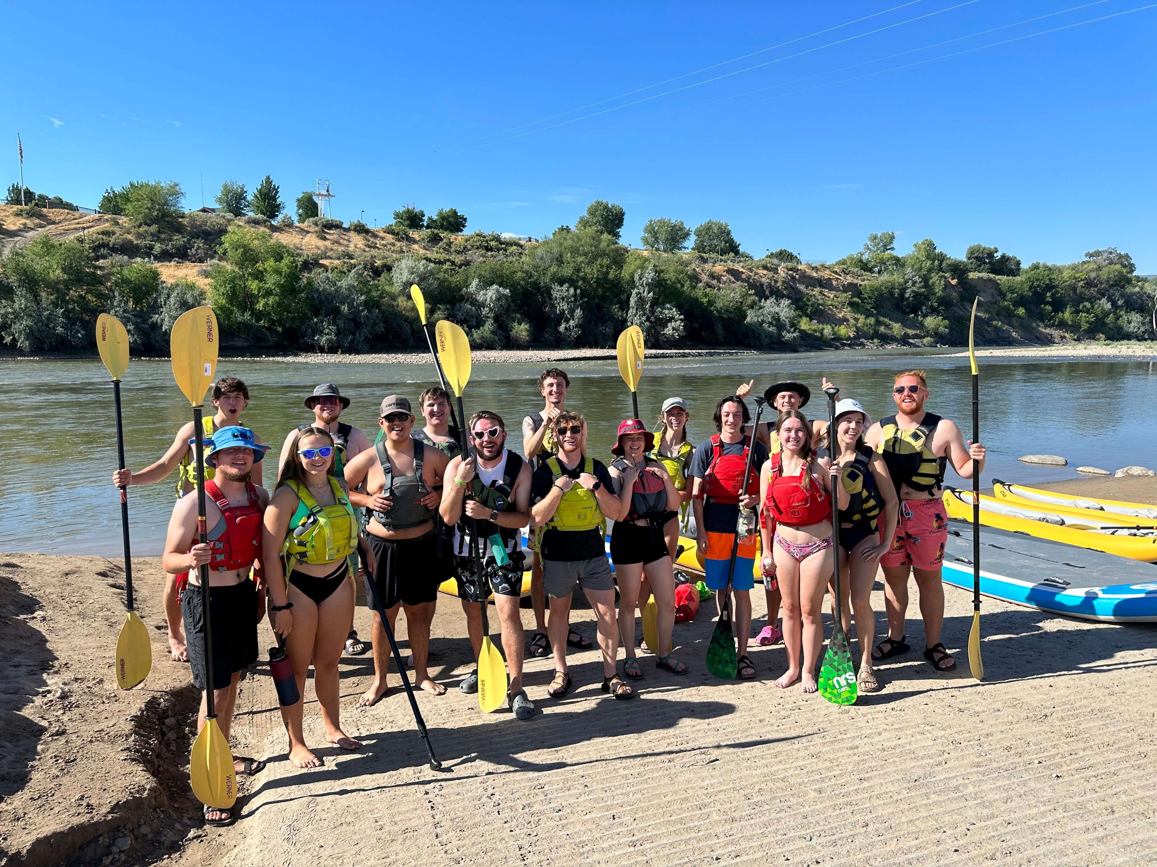 Rafting in the Colorado River with the Outdoor Program!