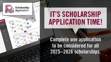 It's scholarship appilcation time!