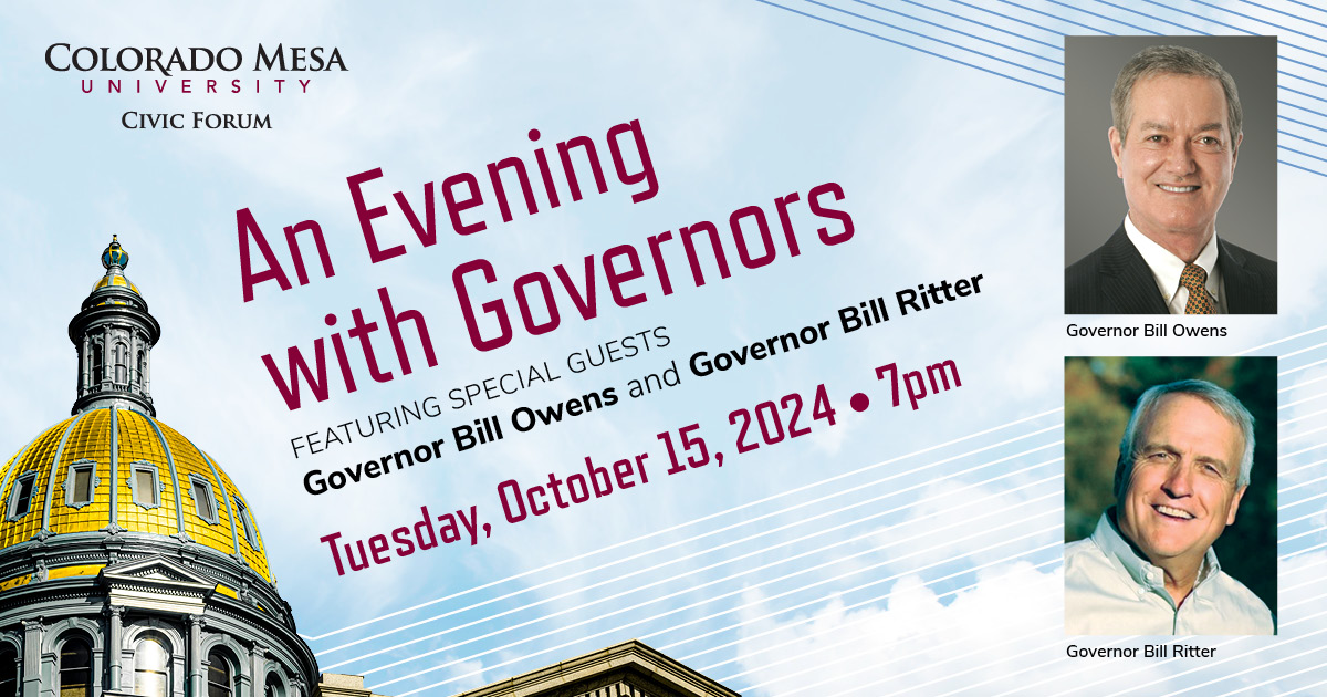 CMU Civic Forum Presents An Evening with Governors