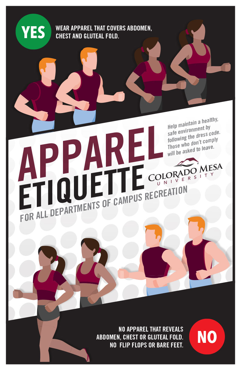 Dress code and Fitness Area Policies Colorado Mesa University